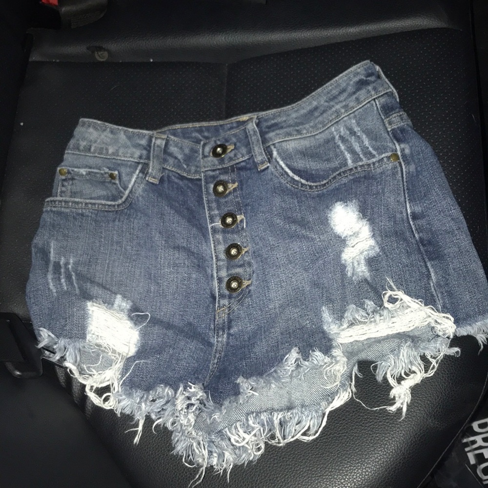 High waisted shorts